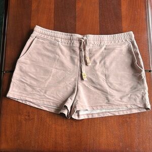 Tentree pink cotton shorts size XL